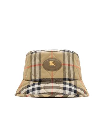Burberry Beige Check Bucket Hat