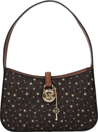 Michael Kors Bruine Stof Handtas