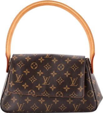 Louis Vuitton Looping Handbag Monogram Canvas Mini satchel - Marrone