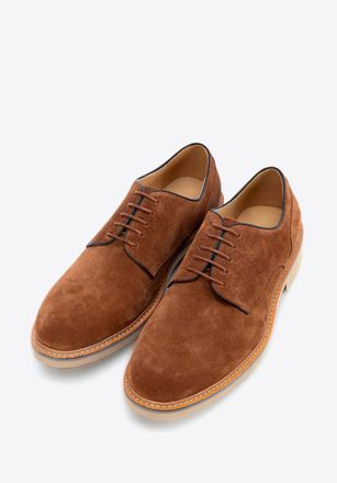 Wittchen Heren Bruine Su&egrave;de Leren Derby Schoenen