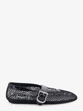 Alaia Ballerine Flat in pelle con effetto coccodrillo - ALAIA - gender_Woman
