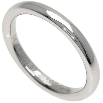 Van Cleef & Arpels Platinum 950 Band Ring (Pre-Owned)