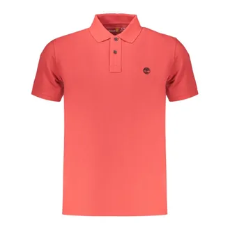 Timberland Polo Shirts, male, Red, Size: 2XL Short-sleeved Polo Shirt