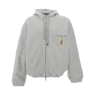 Jacquemus Sudadera con cremallera - Sweatshirts & Hoodies - Hombre - Gris - L