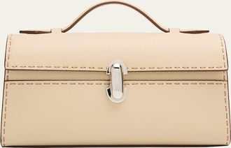 Savette Symmetry Pochette Leather Top-Handle Bag