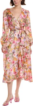 Tahari by ASL Tahari Asl Faux Wrap Mini Dress