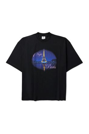 VETEMENTS Oversized Printed Cotton-Jersey T-Shirt