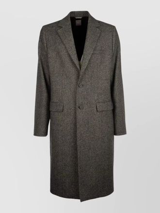 Dior long jacket notch lapel back vent pockets