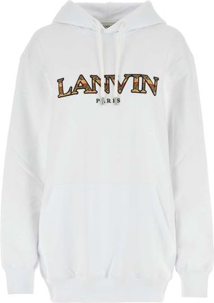 Lanvin White Cotton Sweatshirt