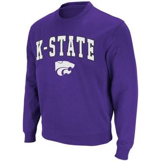 Colosseum Mens Colosseum Purple Kansas State Wildcats Arch & Logo Crew Neck Sweatshirt at Nordstrom, Size X-Large