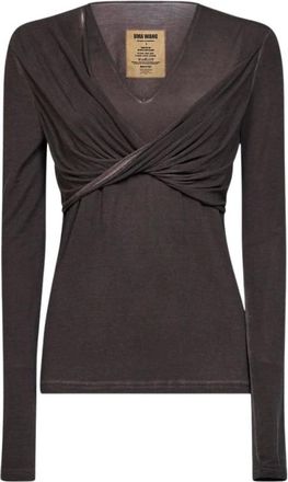 Uma Wang Mujer, Camisetas, Marr&oacute;n, Talla: M