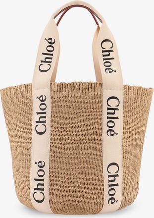 Chlo&eacute; Borsa a spalla Woody in rafia - CHLOE - gender_Woman