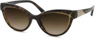 Bulgari Pre-owned Accessories, female, Brown, Size: ONE SIZE Pre-owned Vintage Acetate Sunglasses