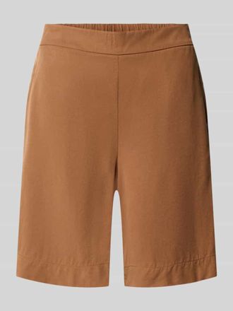 Marc O'Polo Straight Fit Shorts und Leinen-Anteil in Hazel, Gr&ouml;&szlig;e 34