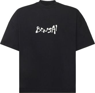 BONSAI Cotton T-shirt With Logo