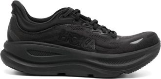 Hoka One One Zwarte Sneakers met 3D Kraag - Heren - Hardloopschoenen - Zwart - 44 1/2 EU - Polyester - Fitness