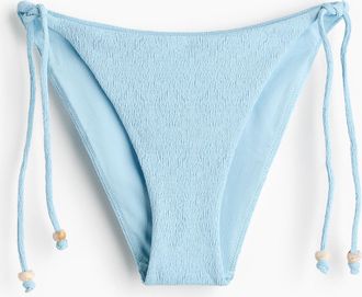 H&M Tie-Tanga Bikinihose - Blue
