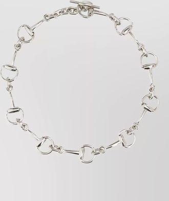 Gucci metal horsebit bracelet
