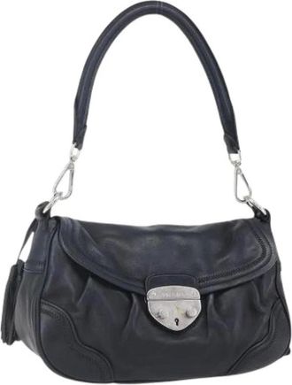 Prada Pre-owned Shoulder Bags, female, Black, Size: ONE SIZE Pre-owned Vintage Shoulder Bag