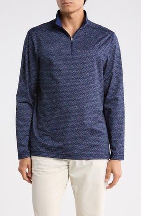 Bugatchi Half Zip Pullover in Midnight at Nordstrom Rack, Size Xx-Large