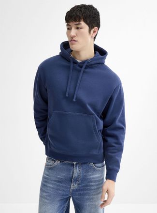 Le 31 Mens Fleece-lined raglan hoodie
