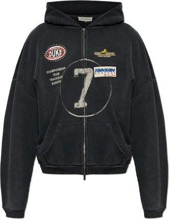 Duke + Dexter DR4 Eat Dirt Zip Hoodie - Heren - Vesten met rits - Zwart - S - Katoen - Hoodies & sweatvesten