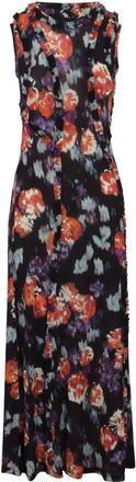 Ulla Johnson Bloemenjurk met ruches - Dames - Maxi kleedjes - Veelkleurig - S - Kleedjes