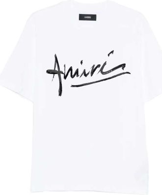 Amiri T-shirt met Amiri-logo