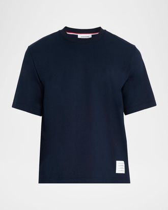 関税送料なし【THOM BROWNE】ネームタグ T-Shirt 半袖 Cotton 関税送料なし【THOM BROWNE】ネームタグ T-Shirt 半袖 Cotton