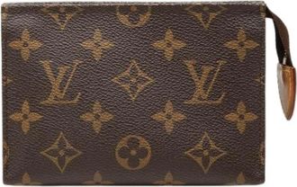 Louis Vuitton Pre-owned Toiletry Pouch 15 - Dames - Vintage Accessoires - Bruin - ONE Size - Vintage