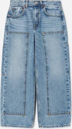 Re/Done Womens The Shortie Jeans In Hacienda