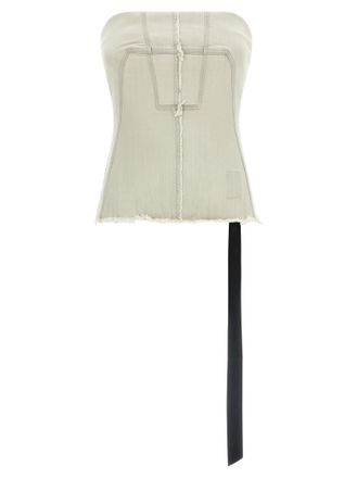 Rick Owens Grey Bustier top