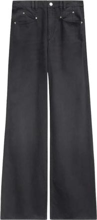 Isabel Marant Dames, Jeans, Zwart, Maat: L