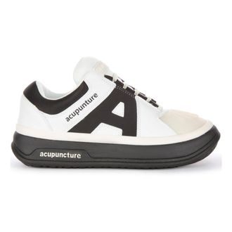 Acupuncture Sneakers, female, Multicolor, 3 UK, Black White Low Top Trainers