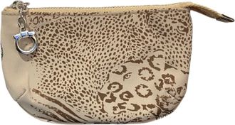 Ferragamo Brown Nylon Pouch (Pre-Owned)