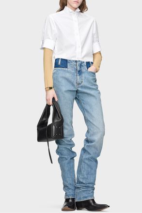 Maison Margiela Straight-leg Jeans, Womens, Blue