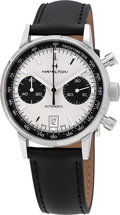 Hamilton Pre-owned Hamilton Intra-Matic Chronograph Automatic White Dial Mens Watch H38416711