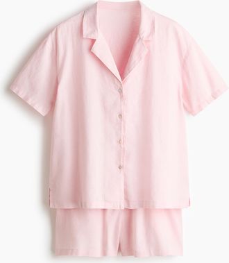 H&M Pyjama aus Leinenmix - Pink