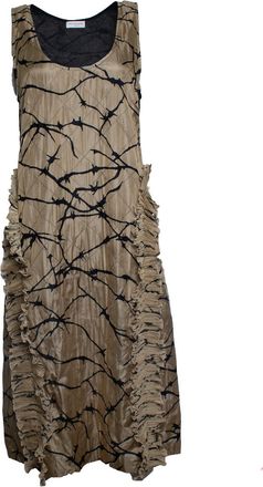 Dries Van Noten Dries van Noten, sleeveless and quilted dress