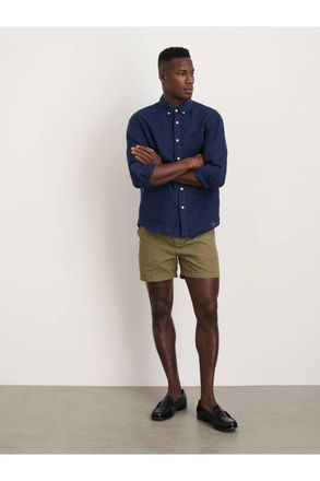 Alex Mill Mens Long Sleeve Shirt In Navy