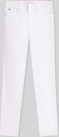 Tommy Hilfiger Slim Fit Jeans mit Logo Details in Weiss, Gr&ouml;&szlig;e 32/32