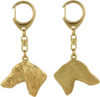 OEM Llavero Con Forma De Perro, Adorno Para Bolso, Accesorio De Lujo, Ba&ntilde;ado En Oro, De Art-dog