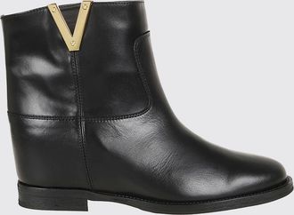 Via Roma 15 Stivaletto con zeppa interna Via Roma 15 in pelle