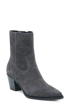Dolce Vita Salma Bootie in Anthracite Suede at Nordstrom, Size 6.5