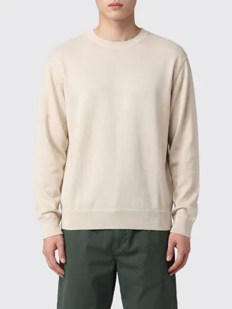 120% Lino Pullover Safari girocollo in lino