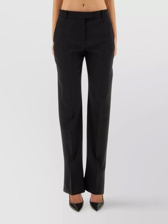 Alexander McQueen tailored trousers with pockets and crease