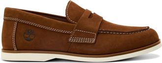 Timberland Mens Classic Boat Shoe Moc Toe Flats in Saddle - Brown - Size UK 6.5
