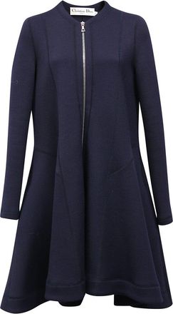 Dior Zipped-Up Midi Flared Dress, Size Fr 34 (Authentic Pre-Loved)