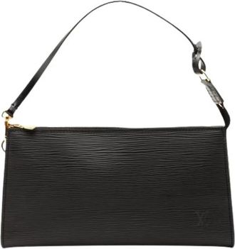 Louis Vuitton Pre-owned Shoulder Bags, female, Black, Size: ONE SIZE Pre-owned Vintage Shoulder Bag