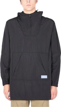 Helmut Lang Nylon windjager - Heren - Windbreakers - Zwart - S - Nylon - Fitness